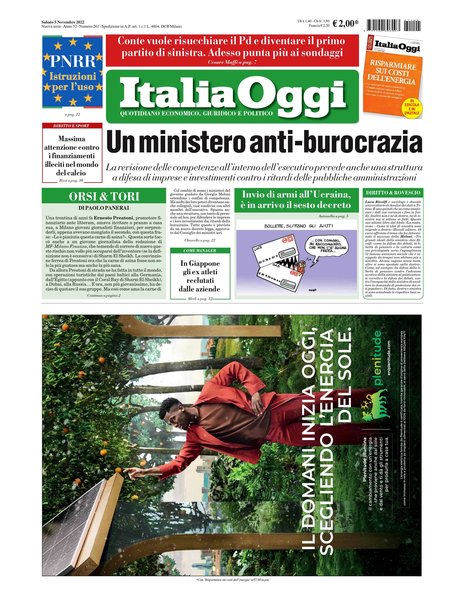 Italia oggi : quotidiano di economia finanza e politica